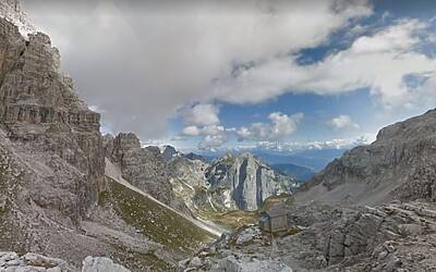 dolomiti su google street view