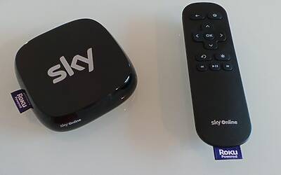 SkyOnlineTVBox unboxing cop