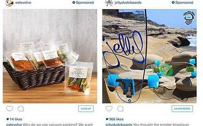 tasto compra su Instagram e Pinterest