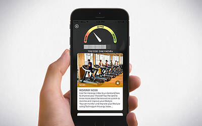 Technogym app  hand
