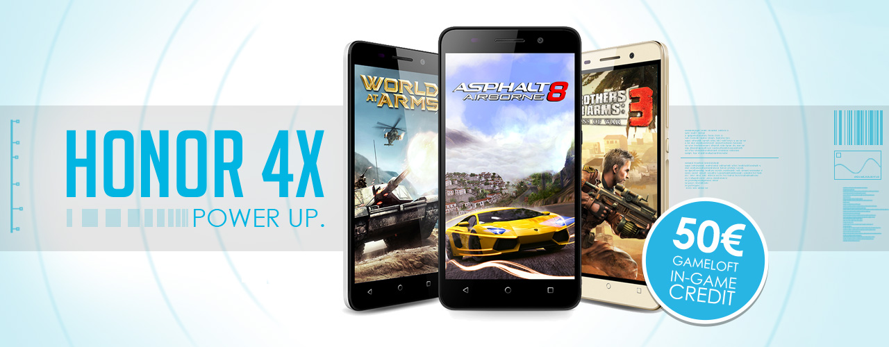 honor4x gameloft €1
