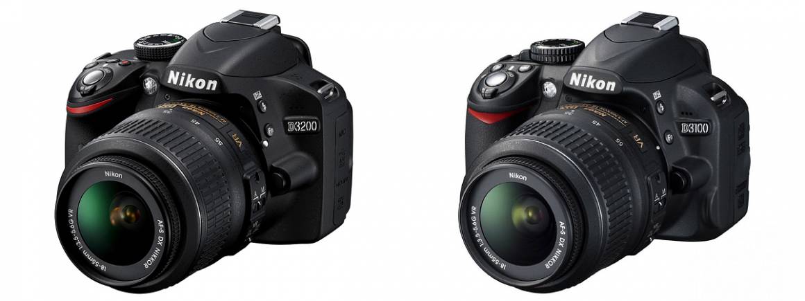 Nikon D3200 vs D3100