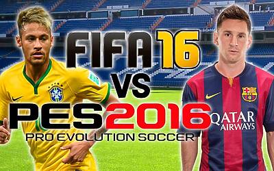fifa16 vs pes2016