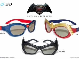 Gli occhiali 3D piu belli Occhiali Batman vs Superman