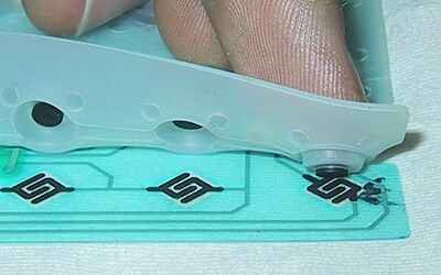 Keyboard Construction Button Press