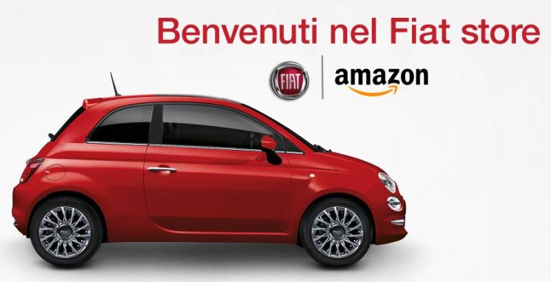 amazon vende le auto fiat 500 l fca