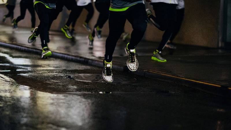 come correre al buio