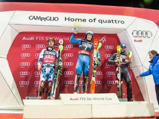 Spettacolare Coppa del Mondo 3Tre a Campiglio Stefano Gross terzo posto italiano