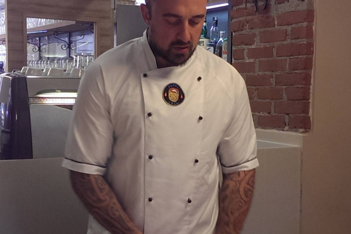 Chef Rubio presso Pasta d'Autore con Origami Italiani