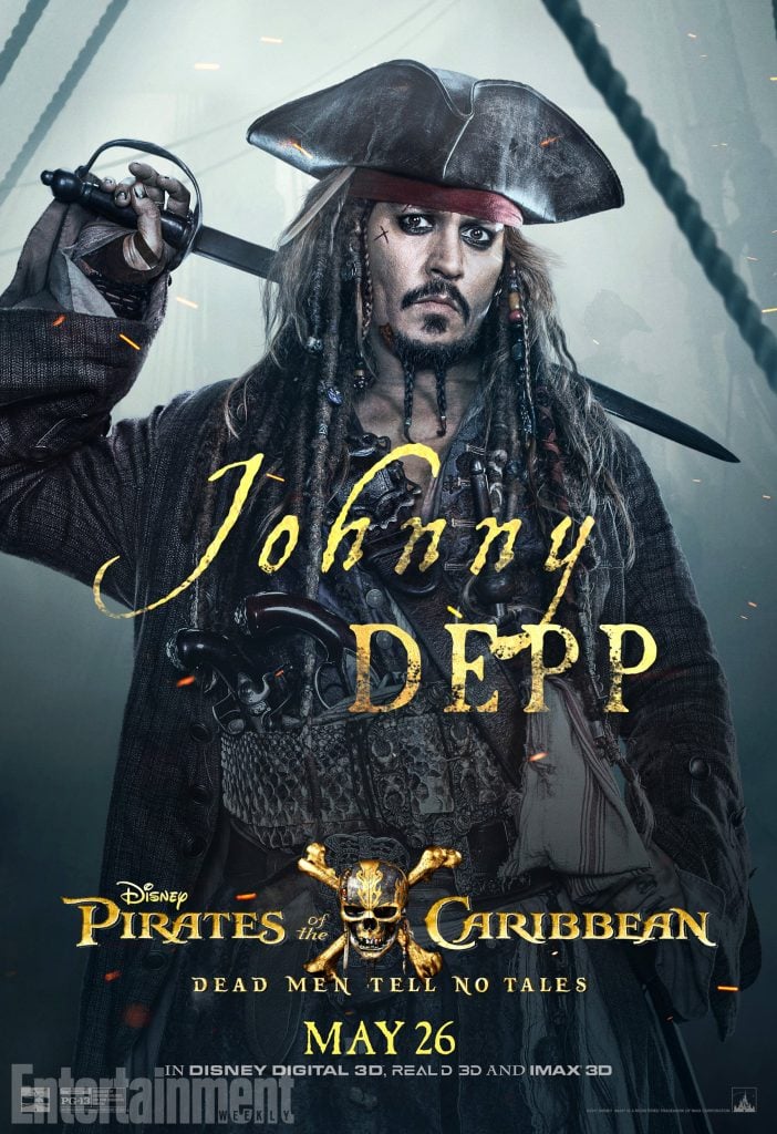 I protagonisti di Pirati dei Caraibi: La vendetta di Salazar ritratti sui  nuovi poster – Assodigitale News