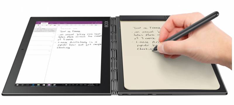 we lenovo yoga book feature notetaking windows full width