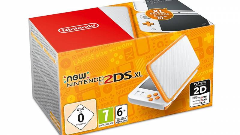 new nintendo 2ds xl arancione