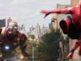 spder man iron man copertina