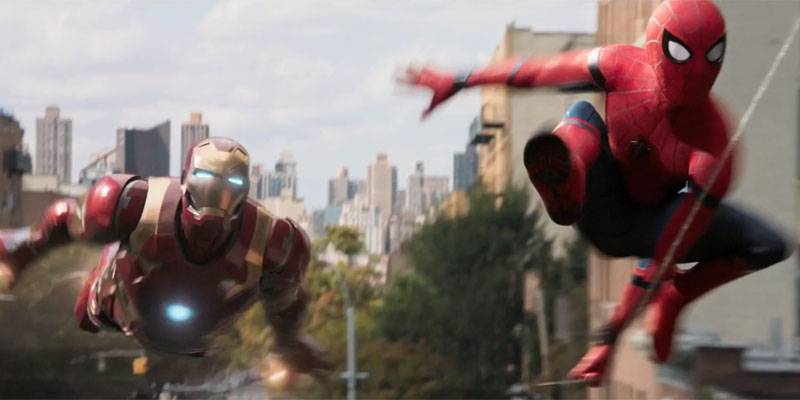 spder man iron man copertina