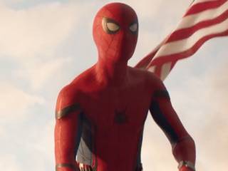 spider man homecoming flag copertina