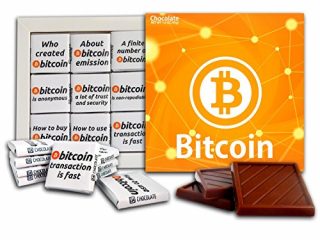 da chocolate candy souvenir bitcoin confezione regalo di cioccolato