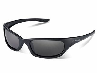 yveser uv400 occhiali da sole uomo sportivi polarizzati per baseball corsa