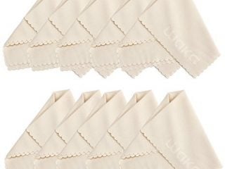 10 confezione microfibra panno di pulizia 15x18cm per lenti per occhiali