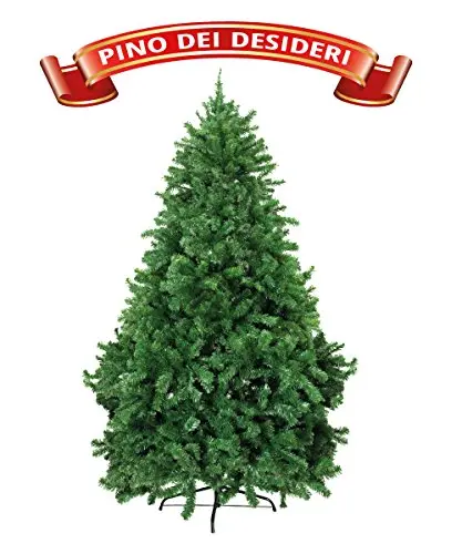 albero di natale verde pino dei desideri evolution ultra folto realistico