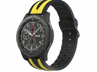 gaddrt quick release morbido silicone strap watch band per samsung gear