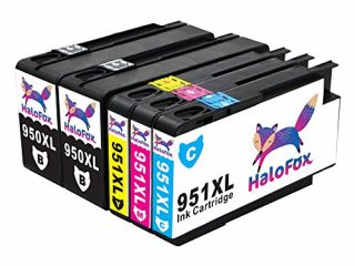 halofox 5 pack 1 set 1 nero sostitutiva per hp 950xl 951xl cartucce