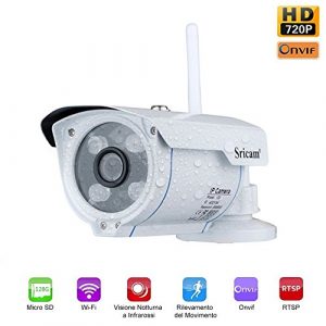 leshp telecamera ip camera videosorveglianza esterno wifi wireless 720p ip66