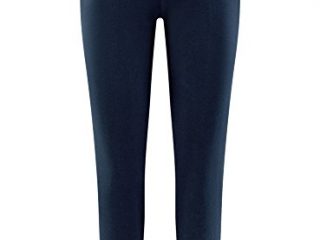 oodji ultra donna pantaloni sportivi in maglia blu it 44 eu 40 m