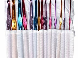 set da 14 uncinetti in alluminio da curtzy kit uncinetti in custodia di