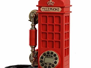 telefoni vintage stile di cabina telefonica telefoni di tavola antico di