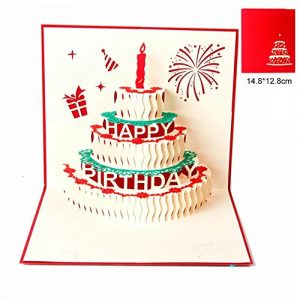 vic gruppo happy birthday biglietto d auguri fatto a mano 3d pop up hollow