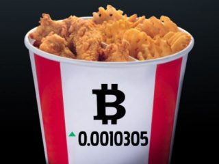 Acquistare il pollo fritto con Bitcoin da KFC un fallimento