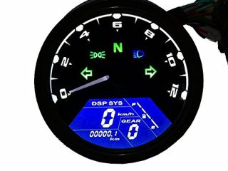 turnraise universale lcd digitale tachimetro montaggio contachilometri