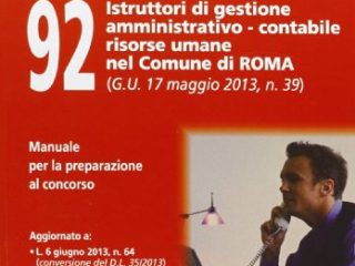 92 istruttori di gestione amministrativo contabile risorse umane nel comune