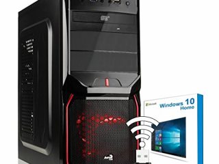 agando silent gaming pc multicolore geforce gtx1050 ti 4gb windows 10 amd