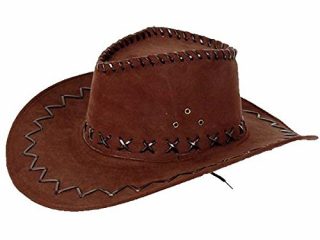 cappello da cowboy stile western texas australiano marrone c 05 unisex in