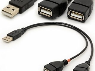 cavo usb a y usb di tipo 20 alimentazione enhancer hub adapter 1 maschio 2
