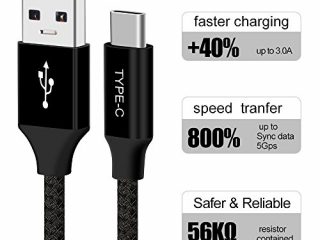 cavo usb di tipo cbrexlink cavo usb c pacchetto 2m a corda intrecciata in