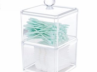 choice fun 2 strati di immagazzinaggio di trucco acrilico quadrato e supporto