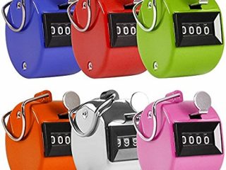 contatore stonges confezione da 8colori assortiti clicker contatore 4digit