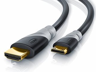 csl 1m metro cavo mini hdmi 14 a 20 high speed con supporto echt 3d