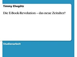 die e book revolution das neue zeitalter