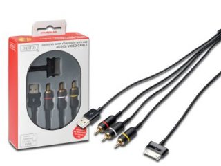 digitus db620101015s cavo composito samsung 30 pin con audiovideo usb per