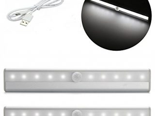 dikete 2pcs del sensore di movimento chiaro armadio senza fili ricaricabile