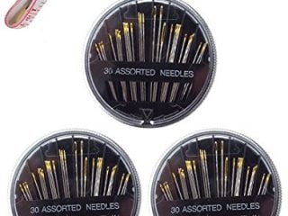 dikete 93pcs kit da cucito 30pcs assortiti mano aghi per cucire 3
