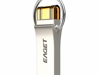 eaget pendrive micro usb 30 otg chiavette usb 64gb metallo con portachiavi