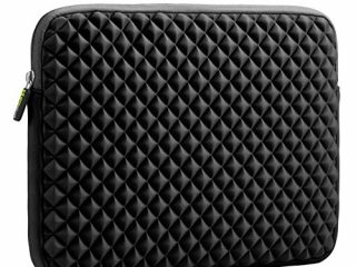 evecase 116 125 pollici diamante schiuma neoprene laptop sleeve borsa