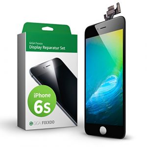 giga fixxoo kit completo di ricambio schermo di apple iphone 6s nero touch