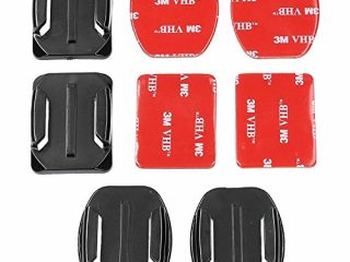 helmet accessori kit set supporto curvo piatti 4 pezzi 3m adesivo 4 pezzi