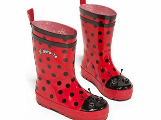 kidorable originale di marca stivali di gomma coccinella per bambini
