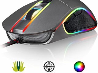 klim aim mouse da gaming chroma rgb nuovo preciso con cavo usb